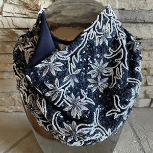 Renee Christopher Beaded Scarf Necklace